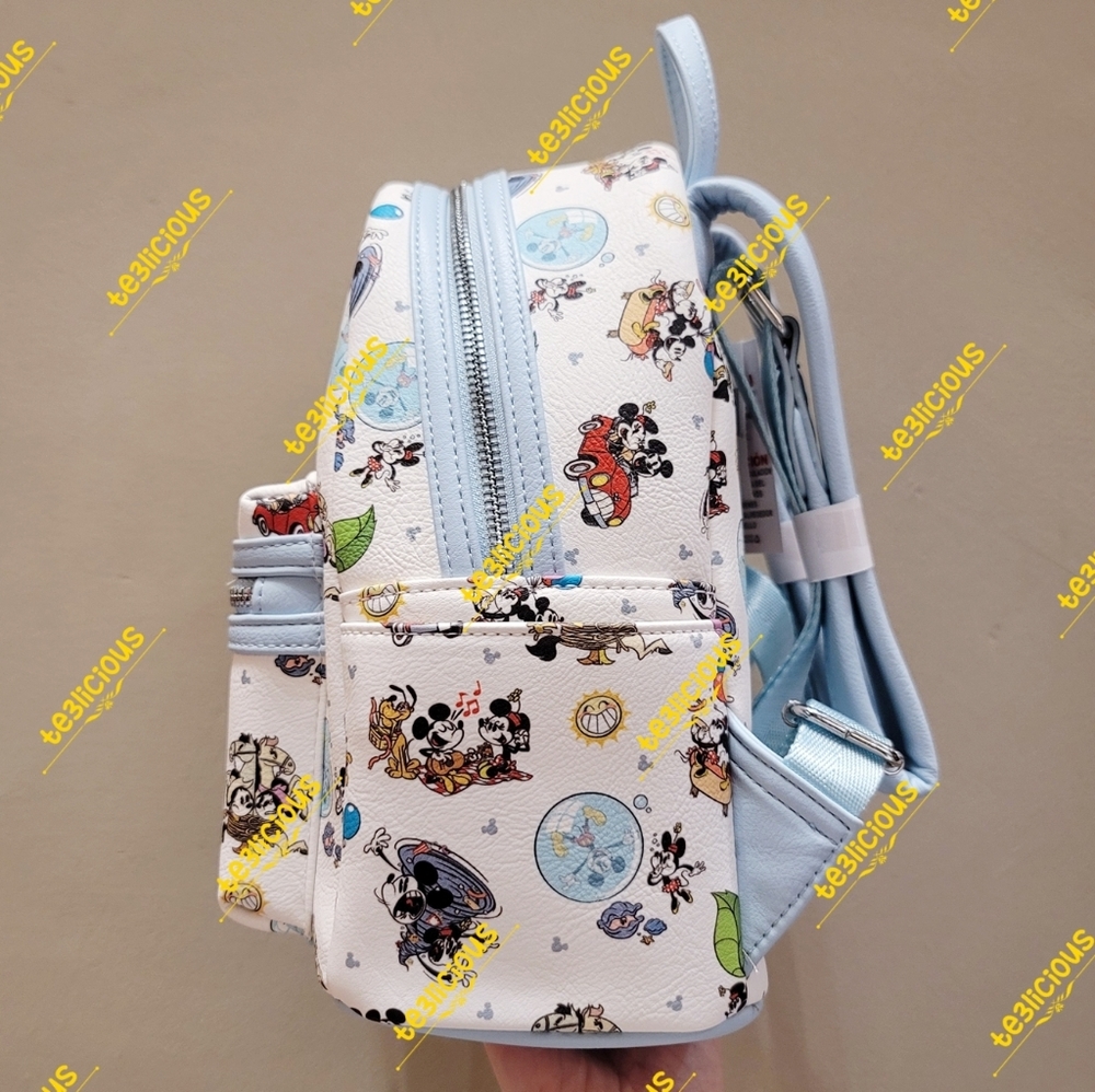DISNEY LOUNGEFLY MICKEY MINNIE RUNAWAY RAILWAY BP - Picture 5 of 9